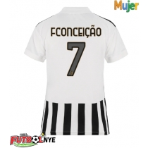 Camiseta Juventus Francisco Conceicao #7 Primera Equipación para mujer 2026-27 manga corta